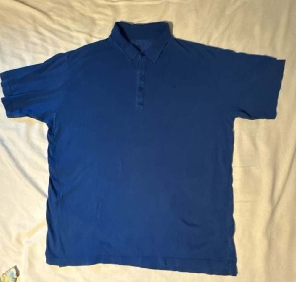 Pahr Blue Short Sleeve Performance Polo Shirt Size: XL